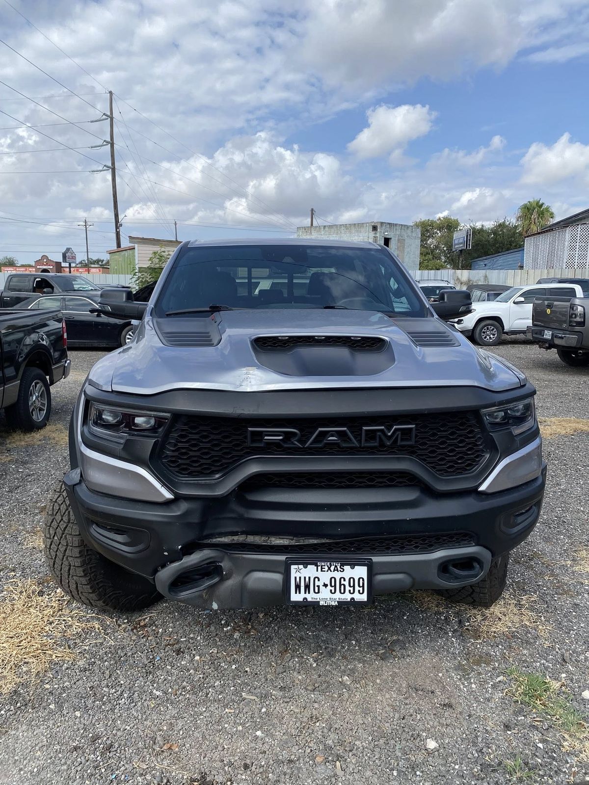 Before - TRX Front Bumper Repair