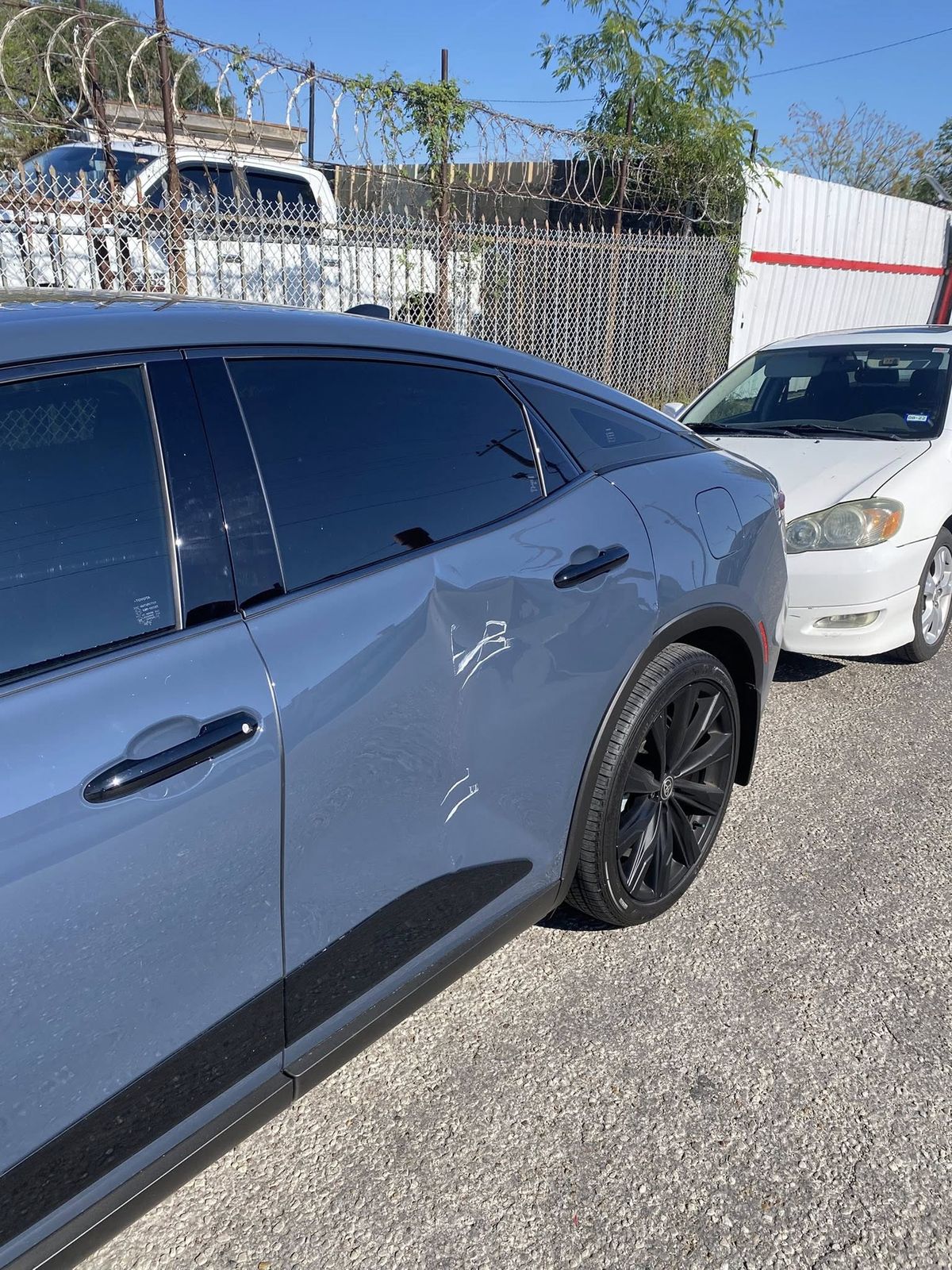 Before - Toyota Crown Dent Repair